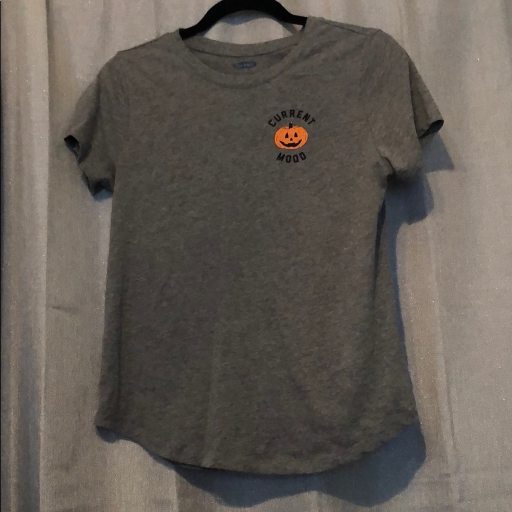 Old Navy Halloween Current Mood Pumpkin Tee